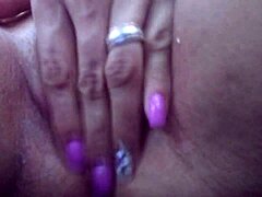 Latina Brunette Touches Big Ass Pussy At Lunchtime