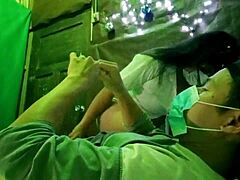 LATINA MILF RIDES STEPSON'S BIG COCK