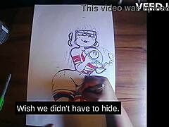 in the storage closet, an audiobook plays