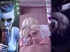 femme fatale - 3d pov music video hentai compilation 02