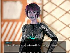 Big tits bouncing while getting fucked in 3D game called Tales from the unending void