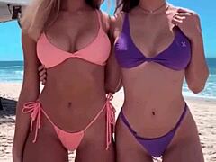 Boutinela Teases in Multi-Colored Bikini Compilation 2.