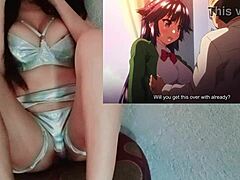 Teacher bends over cute student for pussy orgasm in classroom