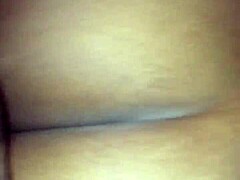 Beautiful black ass in homemade video in doggy style