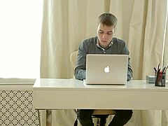 this stud's licking drives playgirl wild with hardcore passion! 😍