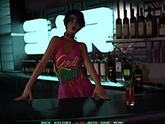 Hot black haired babe dances before fucking?