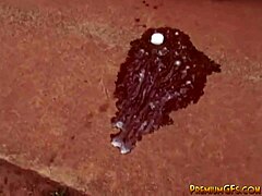 Hey, watch Kitty Karsen strip and play nude!