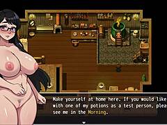 3D game with sexy nurse examination and big tits