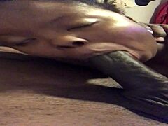 A crazy homeless guy gives a blowjob on a bed