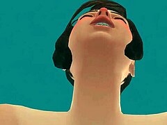 Couple has passionate sex in sims 4