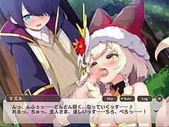 Monster Girl TDX Performs Fellatio On Cock