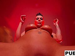 Slimey Spit Fetish Jezebelle Bond Nude Masturbation