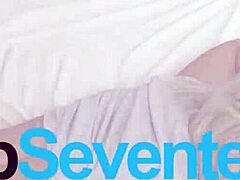 Holy crap, this trashy teen is masturbating right in public!