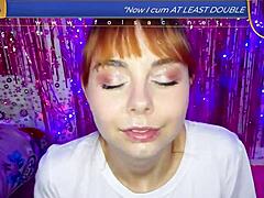 Amateur teen gives low grade blowjob