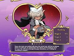 Get to Work Succubus Chan, Undressing Giant Waifu in Hentai Game Ep 2 with Huge Tits