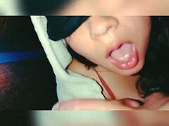 Sexy latina deep throat