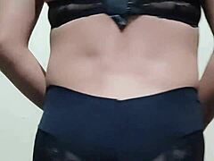 Look at me trying on this sexy underwear!