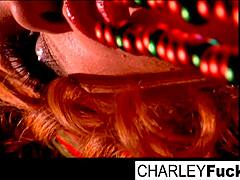 charley bangs her sexy brunette girlfriend with passion