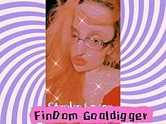 Goddess in glasses mesmerizes slave with intense femdom mindfuck and love addiction.