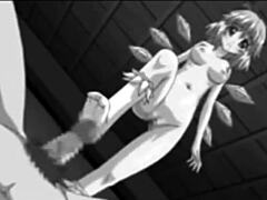 intriguing anime hentai footjob with cute characters