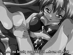 魅惑的なアニメヘンタイ フットジョブ 可愛いキャラクターたち