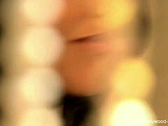 Sensual Dancer Teases Erotically Under Nighttime Lights