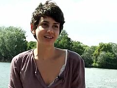 ersties cute babe fingers herself on boat deck