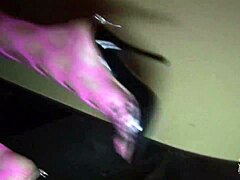 Tanya Tate hints at pleasure in fishnet as she's pounded doggystyle and receives facial