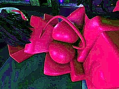 Fun time with demon girlfriend on Valentine's Day in Roblox