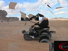 Italian couple's homemade desert ride turns up the heat