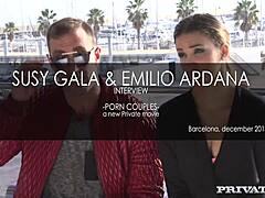 Intense Interview With Sexy Susy Gala In Casting Session