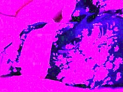 asian girlfriend in costume kisses feet on bed before sex