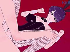 Shuuko Komi in POV Hentai with Big Tits Outfit