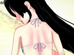 Tsuyu Froppy craves beach action in hot swimsuit - My Hero Academia