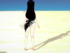 Tsuyu Froppy craves beach action in hot swimsuit - My Hero Academia