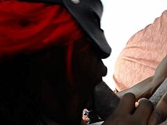 Ebony Babe Loves Sucking Monster Cock With Deepthroat And Sloppy Blowjob.