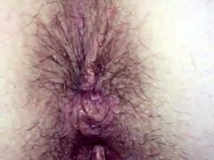 Bent over pussy play, cum hard!