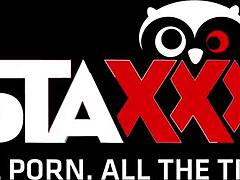 Brunette MILF Adrienn enjoys a thrilling ride in the scene.