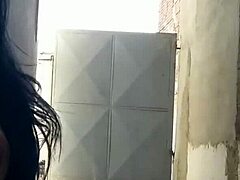 Neighbor Catches Me Masturbating, Can't Resist Fucking My Pussy