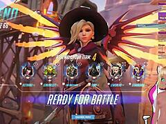 vtuber lewdneko plays overwatch gets spanked 😏