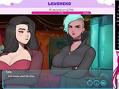 Does vtuber lewdneko play sleeve shock with futanari?