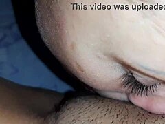 Girlfriend Licks Pussy While Neighbor Lies Next To Us