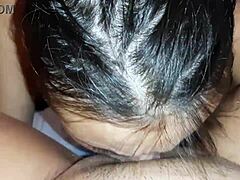 Girlfriend Licks Pussy While Neighbor Lies Next To Us