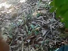 Wild outdoor banging with queen Mina in park bench blowjob and raw pounding! 🔥