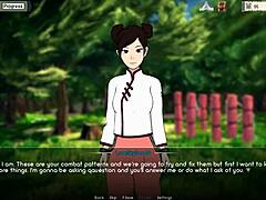 Get a sensual 3D massage in Naruto: Kunoichi Trainer Dinaki