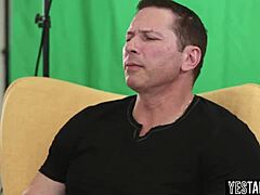 feeling the rough sex with two cocks in one hole