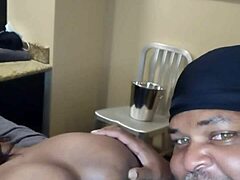 prince rock is enjoying this beautiful chocolate booty with rimming