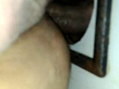 brazilian bareback fun, giving ass with cum at end