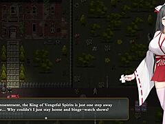 What's in this exorcist onmyoji anime with big tits?