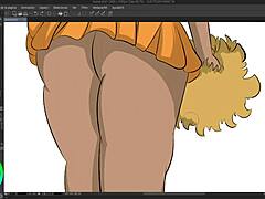 Gravity rush kat flashing in provocative speedpaint scene